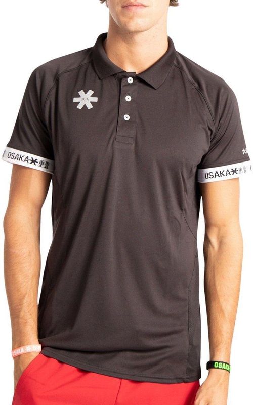 Osaka - Polo Jersey S Rec - Tennisshirt - Zwart