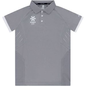 Osaka - Kids Polo Jersey - Sportshirt - Donkergrijs - 100% Gerecycled Polyester