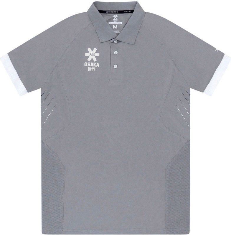 Osaka - Men Polo Jersey - Tennisshirt - Dark Grey - 100% Gerecycled Polyester