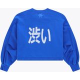 Osaka - Cropped Hoodie - Princess Blue - Katoen-Polyester Mix