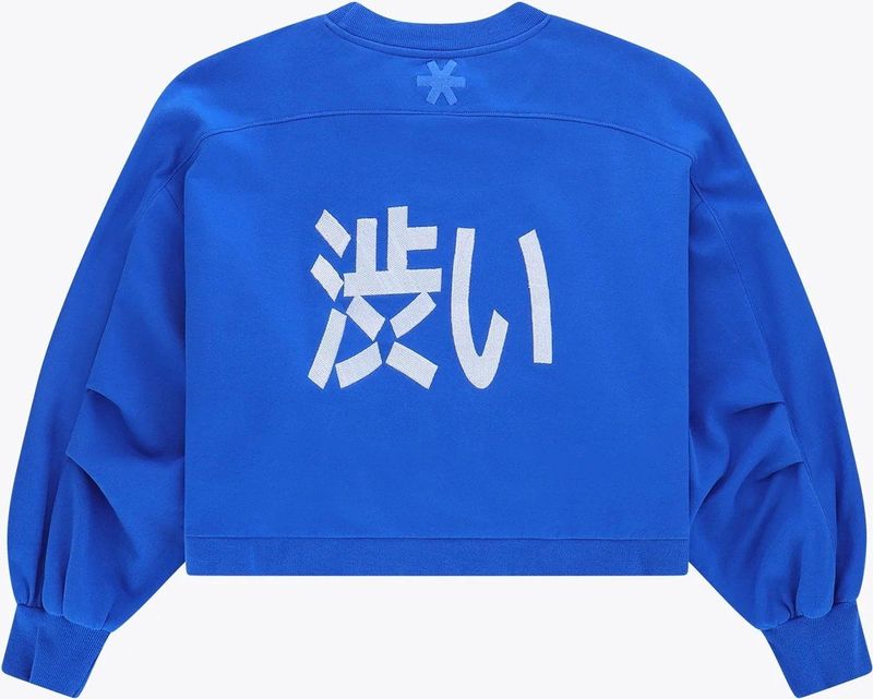 Osaka - Cropped Hoodie - Princess Blue - Katoen-Polyester Mix