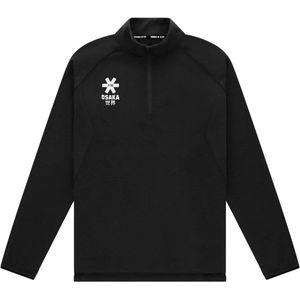 Osaka - Men Half Zip - Trui - Zwart - Gerecycled Polyester