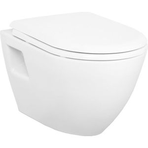 Bally Terra Wandclosetpot Met RVS Sproeier (Bidet) Wit