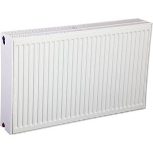 Bally Horizontale Ventielradiator Met 6 Aansluitingen H400xT33xB1400mm 2395 Watt Wit