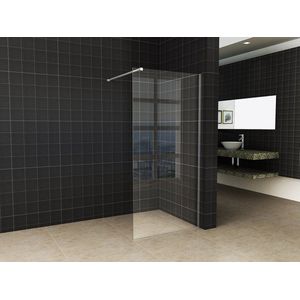 Bally Slim Glasplaat 750x2000mm Antikalk 8mm Veiligheidsglas Helder Glas