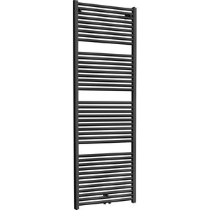 Bally Elara Handdoekradiator Middenonderaansluiting 1817x600mm 1067W Mat Zwart