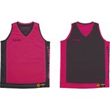 Spalding Reversible Shirt Heren - Fuchsia / Zwart | Maat: S