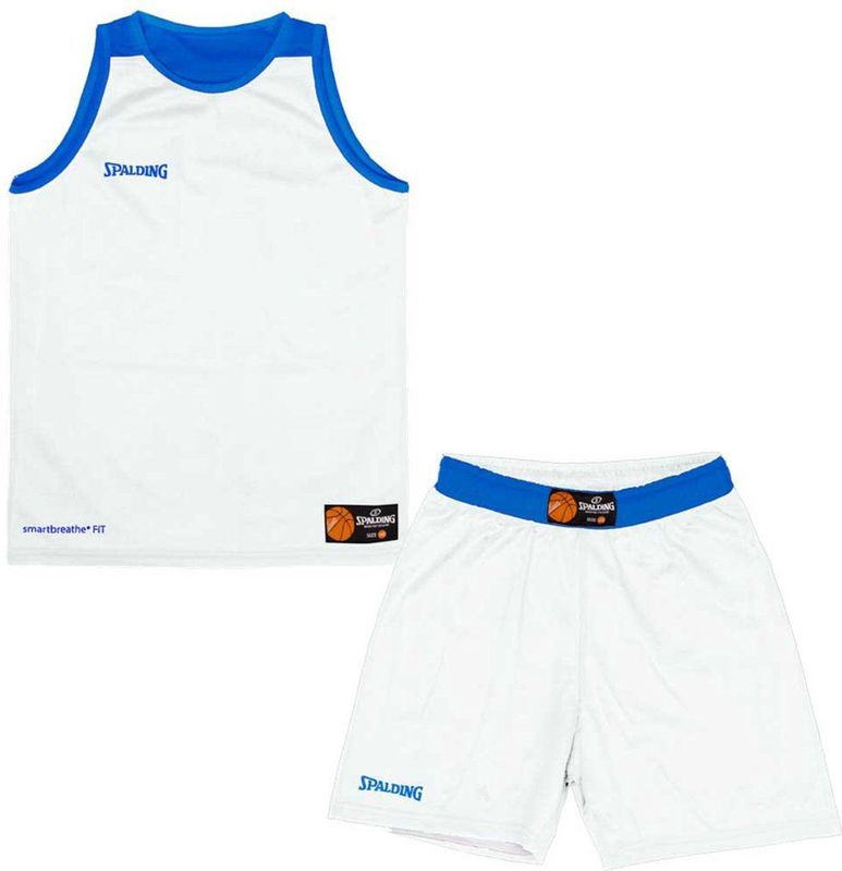 Spalding - Double Face Reversible - Basketbalset - Royal / Wit