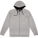 Spalding Flow Zipper Sweater Met Kap Heren - Grijs Gemeleerd