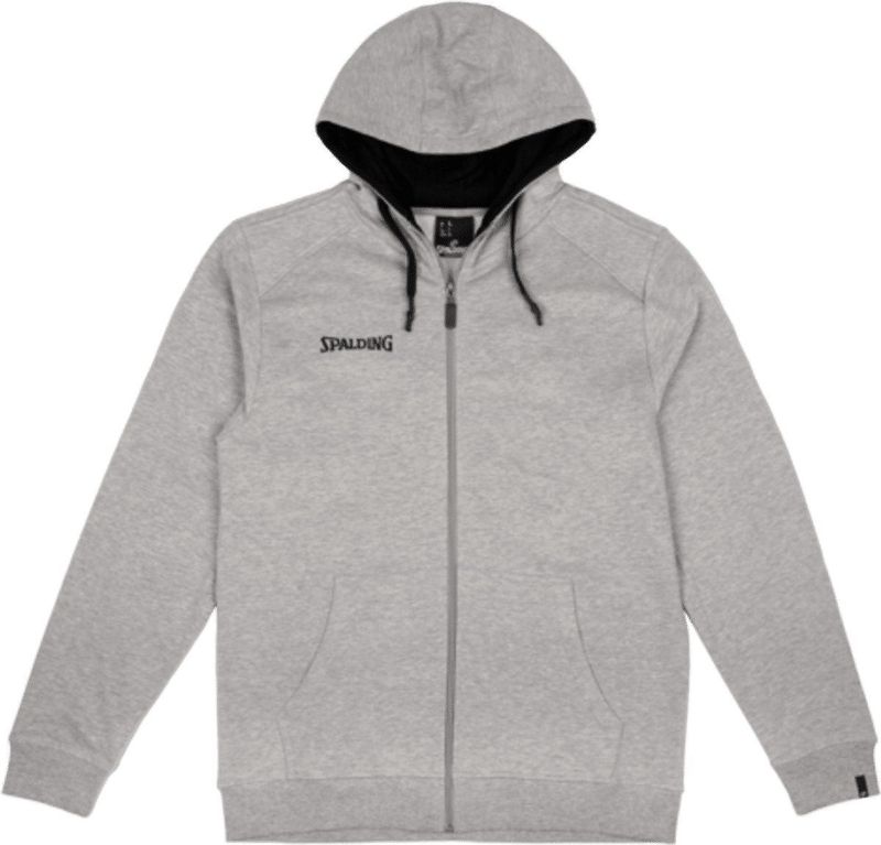 Spalding Flow Zipper Sweater Met Kap Heren - Grijs Gemeleerd