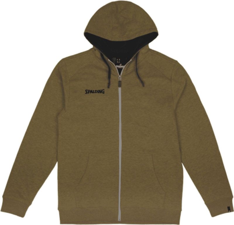 Spalding Flow Zipper Sweater Met Kap Heren - Khaki