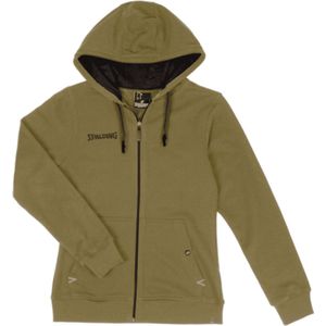 Spalding Flow Zipper Sweater Met Kap Dames - Khaki