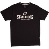 Spalding Essential Logo T-Shirt Heren - Zwart