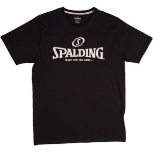 Spalding Essential Logo T-Shirt Heren - Zwart