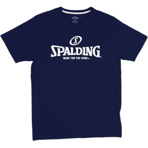 Spalding Essential Logo T-Shirt Heren - Marine