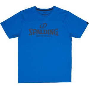 Spalding Essential Logo T-Shirt Heren - Royal