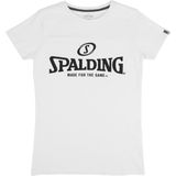 Spalding Essential Logo T-Shirt Dames - Wit