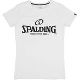 Spalding Essential Logo T-Shirt Dames - Wit