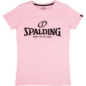 Spalding Essential Logo T-Shirt Dames - Roze