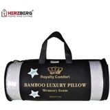 MaatShopXL | Herzberg Home & Living Royalty Comfort Hg-5076Bm; Bamboo Luxus Pillow 'Queen'