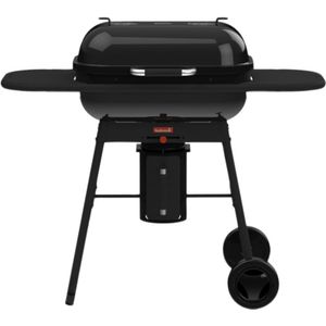 Magnus Premium houtskoolbarbecue zwart 85x64x110 cm - Barbecook