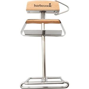 Barbecook Grid Lifter Uit Roestvrij Staal En Hout