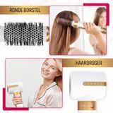 Cheveux - 7-in-1 Airstyler PRO - Wit - Multistyler - Krulborstel en Fohnborstel