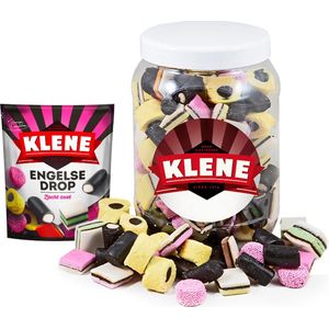 Klene Engelse Drop - dropsnoep in herbruikbare bokaal - 1080g