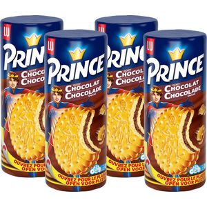 Prince koeken gevuld met melkchocolade - 300g x 4
