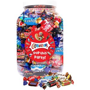 Mars Celebrations chocolademix "Pop this party!"