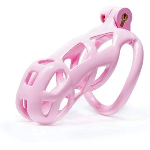 The Feminizer V2 - Roze - Chastity cage - Penis kooi - Kuisheidsgordel - XSmall