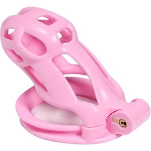 The Feminizer V3 - Roze - Chastity cage - Penis kooi - Kuisheidsgordel - Medium