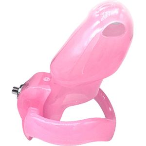 HT-V5 - Chastity cage - Penis kooi - Kuisheidsgordel - Pink/Maxi