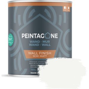 Peintagone - Wall Finish Semi-Mat - 1 liter - RAL 9010