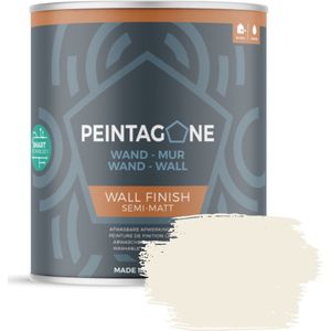 Peintagone - Wall Finish Semi-Mat - 0,5 liter - RAL 9001
