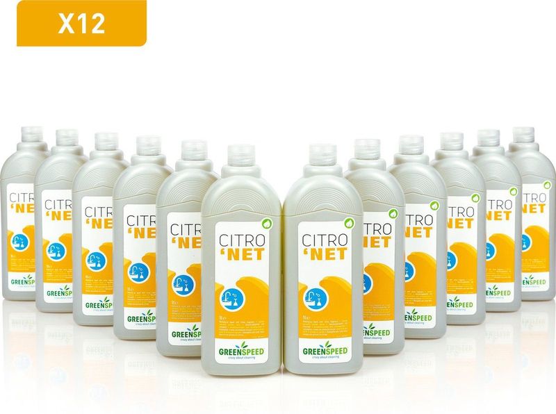 Greenspeed Citronet - Geconcentreerd handafwasmiddel - 12 x 1 l