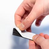HPX - Magneettape - Zwart - 25 mm x 2 m - Zelfklevende Magnetband