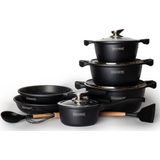 Pannenset - RVS - 5 Delig