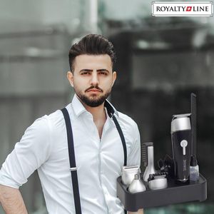 Royalty Line - RL-MGK5225 - Draadloos Trimmer en Scheerapparaat - Zwart - 5-in-1 Waterdicht