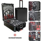 Schwartzmann - 409 Delige Gereedschapset - Toolbox - Zwart/Goud - Premium Gereedschapskoffer Gevuld