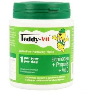 Teddy-Vit - Echinacea - Voedingssupplement - 50 Zachte Beertjes - Gelatinevrij