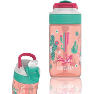 Kambukka Lagoon Drinkfles 400ml -Cactus Gekko met geïntegreerd rietje