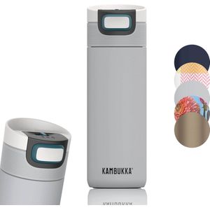 KAMBUKKA geïsoleerde koffiebeker (500 ml) - lekvrije thermosfles: Snapclean®-technologie - Ideaal voor warme en koude dranken - Antislip bodem - Roest