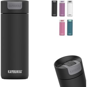 Moollyfox Dubbelwandige, roestvrijstalen vacuüm-isolatiebeker met handvat, 1200 ml, draagbare reisbeker, autobeker, thermobeker met rietje en deksel, beige
