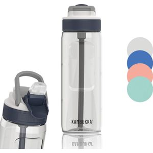 Kambukka Lagoon waterfles 750ml - Clear 2.0 - met geïntegreerd rietje - 100% lekvrij