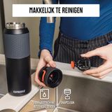 Isolierte Edelstahl-Trinkflasche mit doppelter Wand und 3-in-1-Deckel Kambukka Snapclean®
