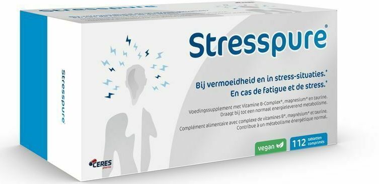Stresspure - Voedingssupplement - Vitamine B-Complex - Magnesium - Taurine