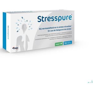 Stresspure - Voedingssupplement - Magnesium en B-Vitamines - 60 Capsules
