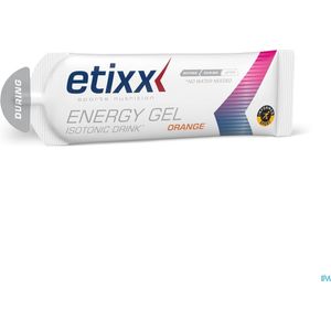 Etixx - Isotonic Drink Energy Gel - Energy Gel - Sinaasappel - 12X60 ml - Koolhydraatrijk - Vegan