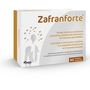 Voedingssupplement - Saffraan - Antioxidant - 60 Capsules